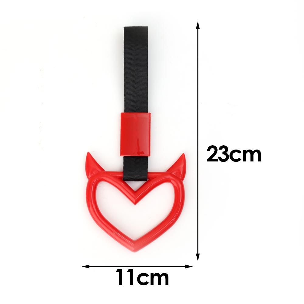 Ручка автомобиля с клаксоном Love Trailer Trim с кольцом для вытягивания в машине Drift Charm с предупреждающим кольцом для бампера, автомобильные аксессуары