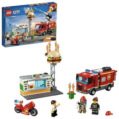 LEGO City Hamburger Shop Fire 60214 игрушечная машинка для мальчика