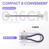 Magnetic USB C Cable 240W Fast Charging Type C Cable 480Mbps Data Transfer Short Power Bank Cable for iphone 17 Samsung Huawei