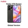 Global Version Nubia V70 Design Unisoc T606 6.7" 1600*720 120Hz 50MP+2MP+0.08MP 22.5W Fast Charging 5000mAh Battery