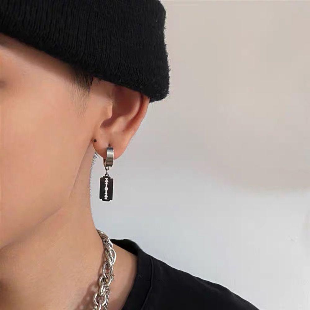 Стальная подвеска полая женские серьги-гвоздики серьги-клипсы серьги-капли корейские серьги-подвески