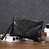 Genuine Leather Men's Business Casual Men's Cowhide Clutch Envelope Stylish Large Capacity Clutch Bag Men's Wallet