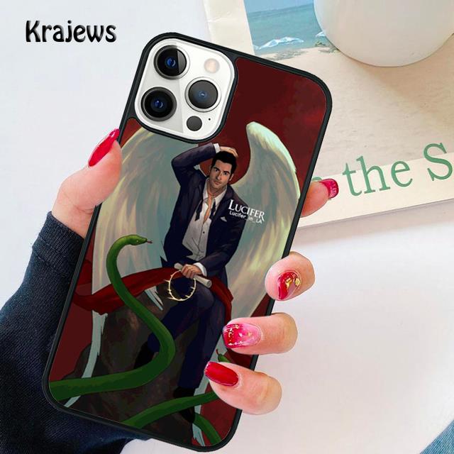 Американский сериал Люцифер мягкий чехол для телефона для iPhone 17 Air 16 15 14 plus 12 13 pro max coque Fundas