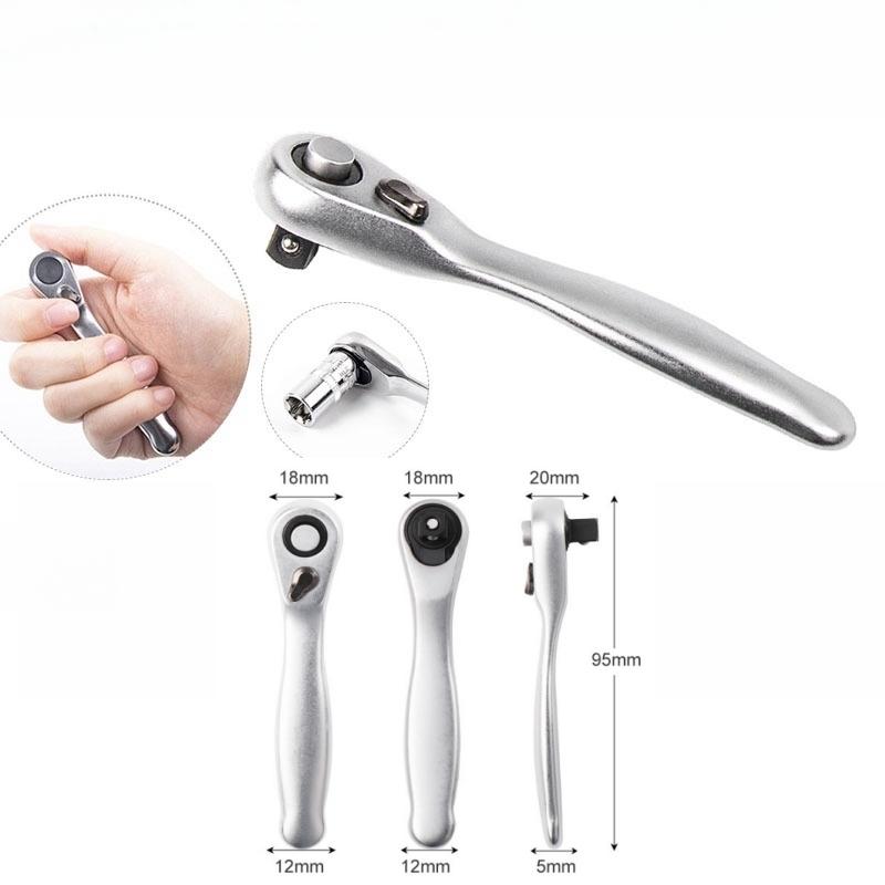 Новый прочный высокопрочный мини-ключ с храповым механизмом на 72 зуба, быстрый и экономичный торцевой ключ с храповым механизмом 1 шт.