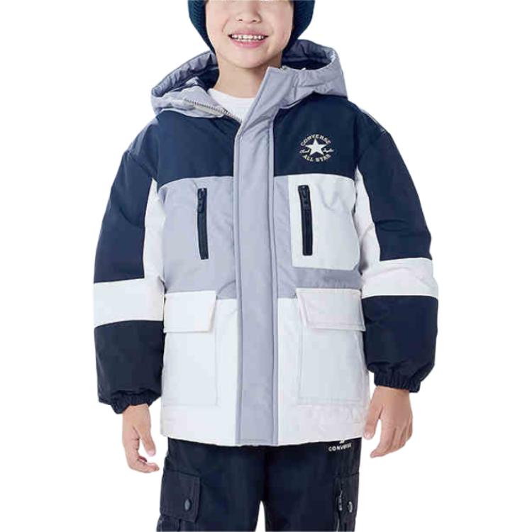 Converse Down Jacket Neutral Gray Kids' CV2442386GS-002