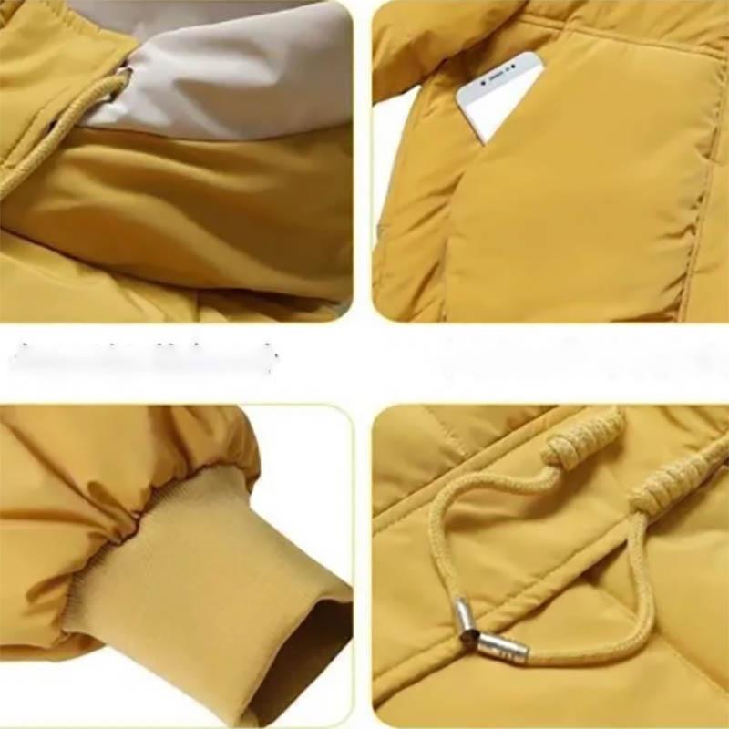 Women Down Padded Jacket Female Winter Student Korean Version Short Padded Jacket Loose Thick Jacket Parka Hooded Coat