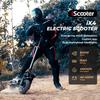 iScooter Электросамокат IX4, двигатель 800 Вт, аккумулятор 15 Ач, 10-дюймовые внедорожные шины, двойная подвеска, макс. скорость 25 км/ч, запас хода 40-45 км, взрослые электросамокаты
