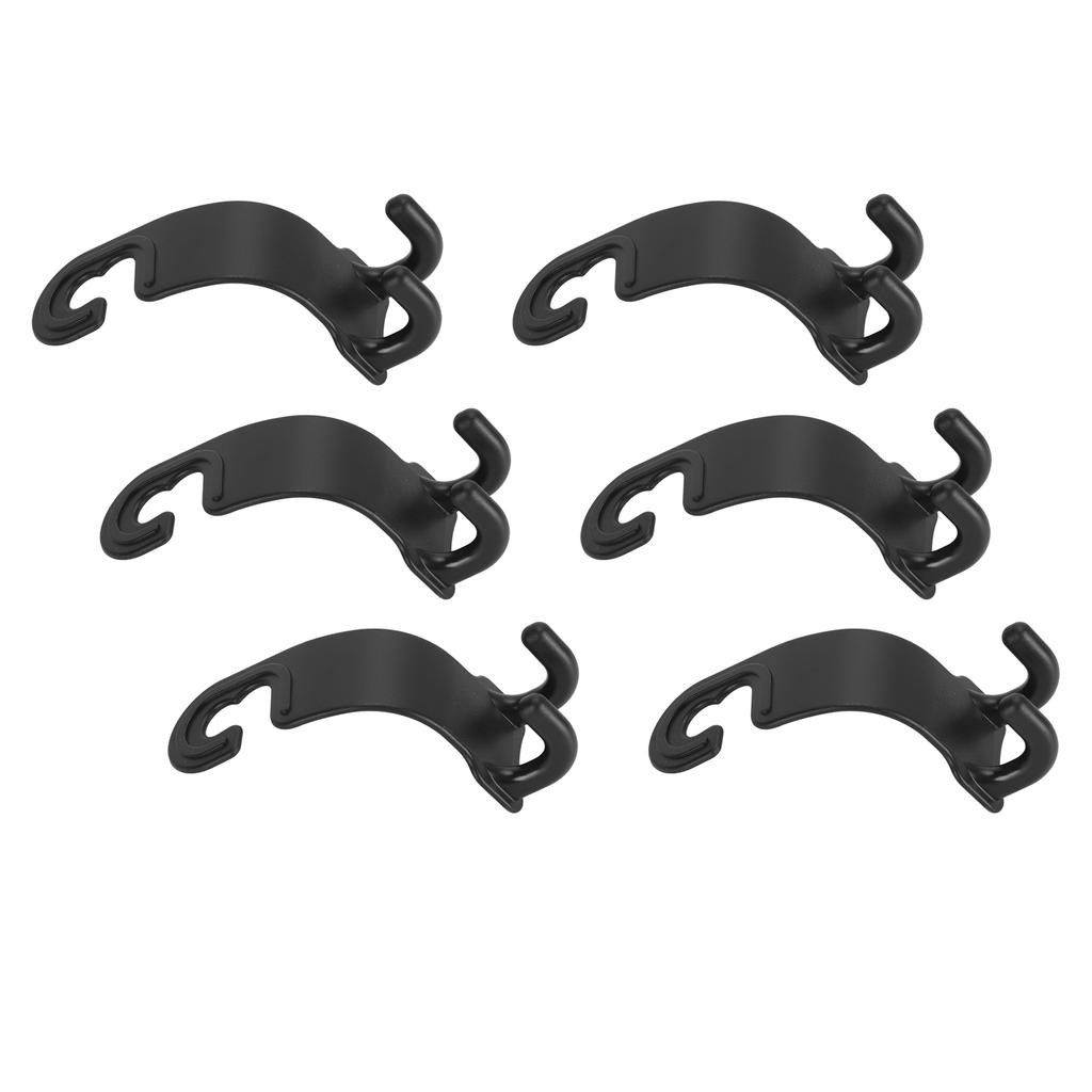 6Pcs Car Seat Headrest Hook ABS 10KG Vehicle Headrest Hook for Clothes Handbag Bottle