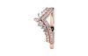 Pandora 925 Sterling Silver Rings Women's Rose Gold 187736CZ-50