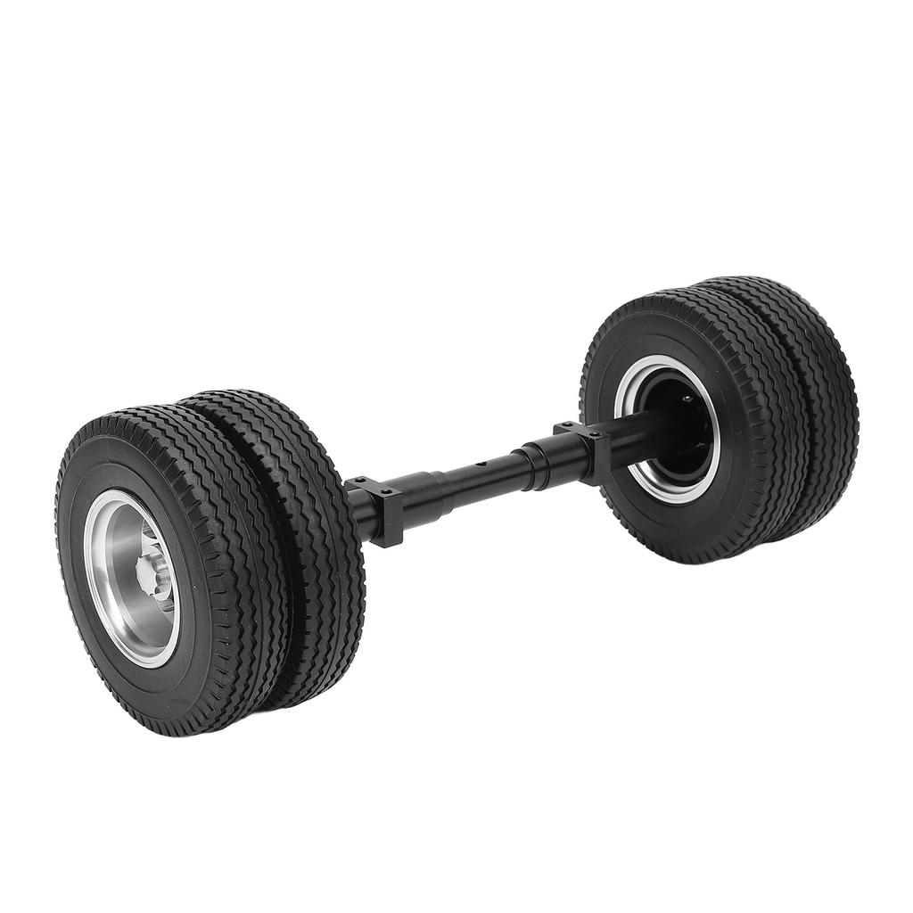 RC Rear Axle Tire RC Non Powered Tire Wheel for 114 Tractor Trailer Tire Diameter 85mm Ripple