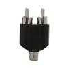 Interconnects TV Video Accessories Y Splitter Audio Adapter Converter 3.5mm To 2 RCA Female Male