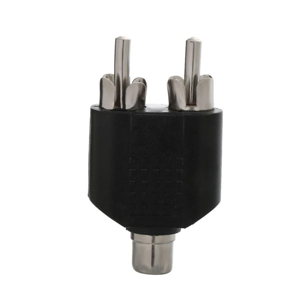 Interconnects TV Video Accessories Y Splitter Audio Adapter Converter 3.5mm To 2 RCA Female Male