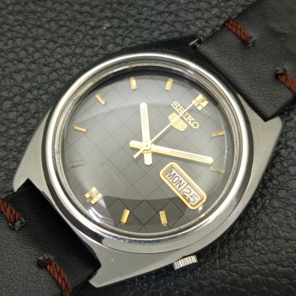 Б/У винтажные мужские часы SEIKO 5 AUTOMATIC 7009A из Японии с оригинальным циферблатом a435038-2 R122-a435038