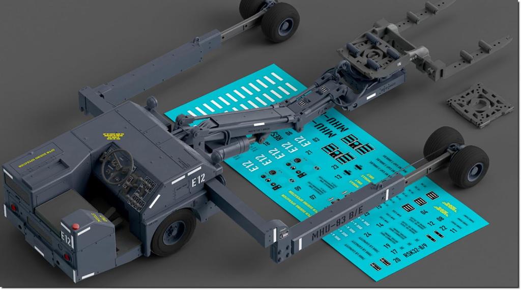 Reskit Bomb Loader Initial Low Position 3D Printer Kit 1/32 MJ-4 MHU-83 B/E RSKS32-0008