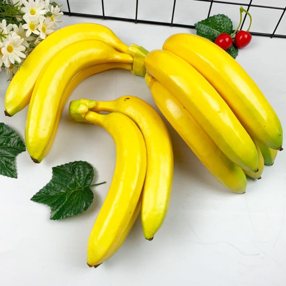 Simulated Decorative Funny Practical Fruit Shop Decor Artificial Banana Party Shooting Props Fruit Model Simulation Fruit