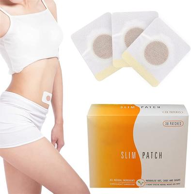 Коробка Slim Patch Наклейка на пупок Продукт для похудения Сжигание веса Похудение Живот Талия Пластырь