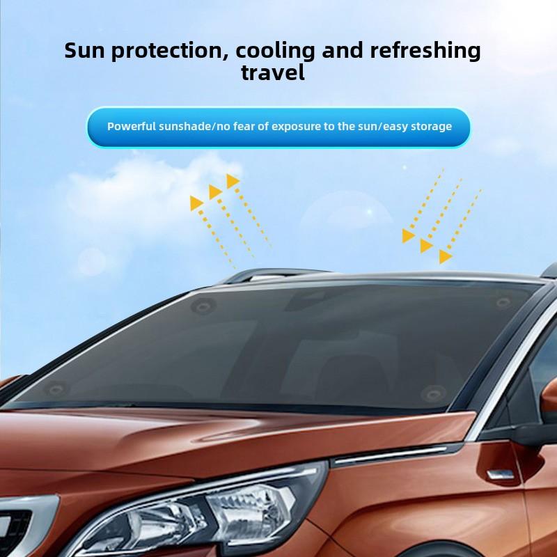 Car Windshield Retractable Auto Front Sun Shield UV Protection Sun Visor Cover