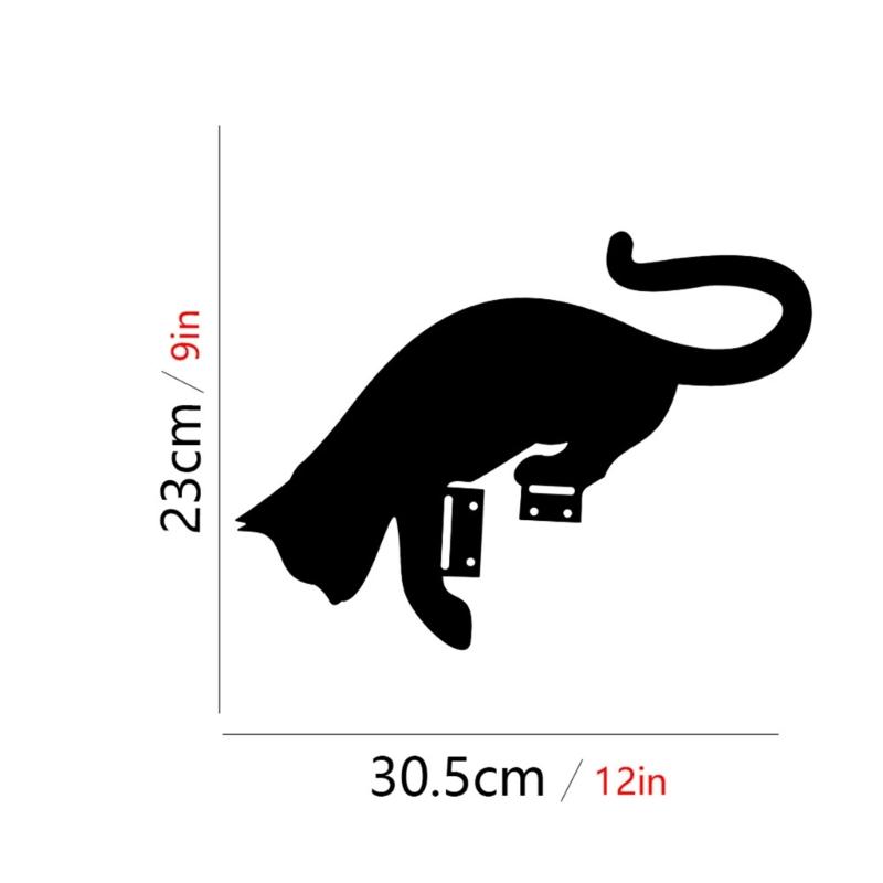 Металлические садовые украшения Металлические садовые животные Садовые колышки Садовые украшения в виде кошек Уличный садовый вкладыш для клумб Газон