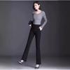 Winter Warm High-Waisted Flared Pants for Women, Plus Size, Straight Leg, Casual Suit for Spring and Autumn 2024
