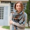 Scarf For Women In Winter New Hot Selling Tassel Imitation Cashmere Check Scarf Warm Scarf Shawl