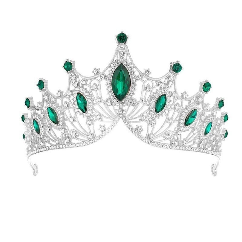 Барочная хрустальная тиара сплав свадебная повязка на голову винтажная бижутерия для выпускного платья свадебная вечеринка