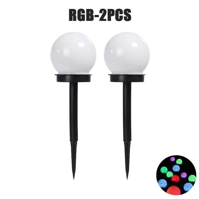 Солнечная светодиодная лампа, трехцветная, энергосберегающая, водонепроницаемая, простое атмосферное освещение, уличное садовое освещение для газона