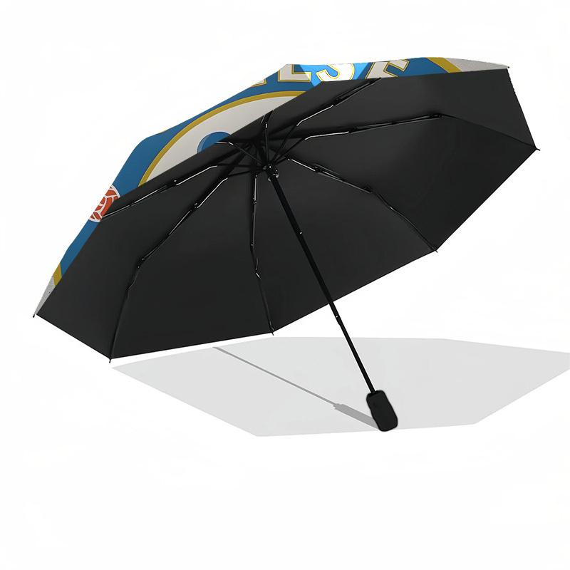 Chelsea Football Club Crest- Automatic Opening and Closing, 8-rib Structure Portable Umbrella, Suitable for Men and Women in All Seasons - P