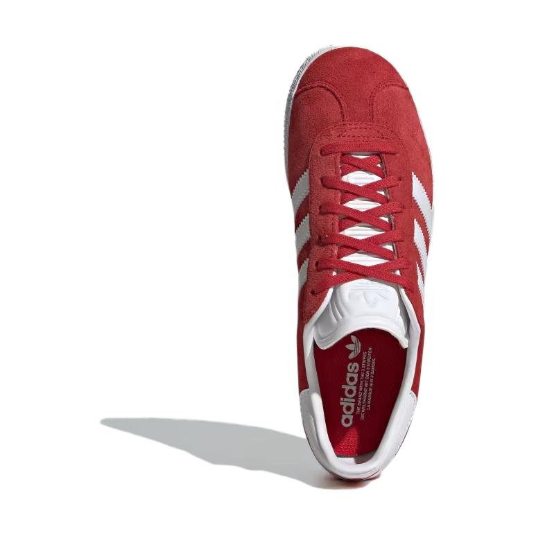 Adidas Кроссовки Gazelle J Scarlet Детские Красные Better-Scarlet Облачно-Белые IF9804