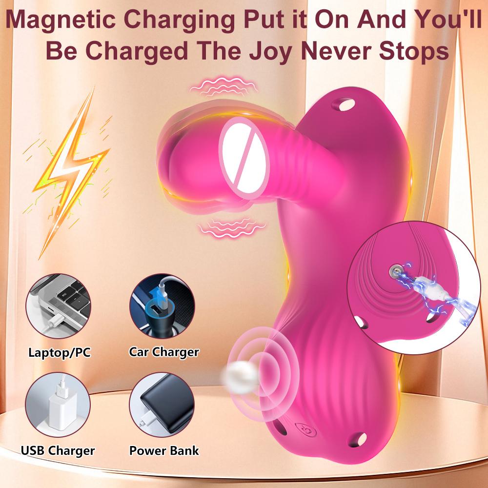 Управление через приложение Вибратор для сидения и езды Женский дилдо Анальная пробка Вагинальный оргазм Мастурбация 9 режимов вибрации Игрушки для взрослых Пары