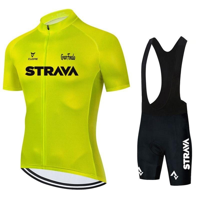 Short Sleeve Cycling Suit Men's Skinny Bicycle Downhill Suit Outdoor Quick-Drying Breathable Mountain Bike 2026 Summer Breathable Cycling Suit Set