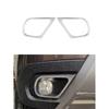 Car Accessories Stainless Steel Chrome Front Tail Fog Lights Lamp Cover for Renault Dacia Duster 2018-