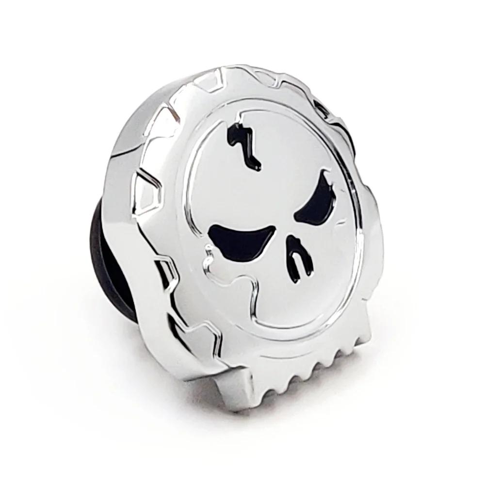 Motorcycle Skull Fuel Gas Tank Cap Cover For Harley Davidson 1992-Up Sportster/1994-Up Road King