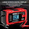 2025 Новое Свинцово-кислотное Умное Зарядное Устройство 12В 15А 12А Интеллектуальное Импульсное Восстановление Зарядка Аккумулятора Автомобиля Мотоцикла Многофункциональное Обслуживание