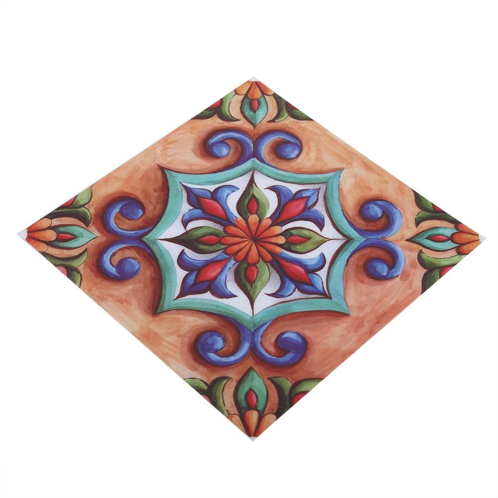 6 шт. Самоклеящиеся наклейки на пол из ПВХ для плитки, ванной комнаты, кухни, комнаты, стены, лестницы