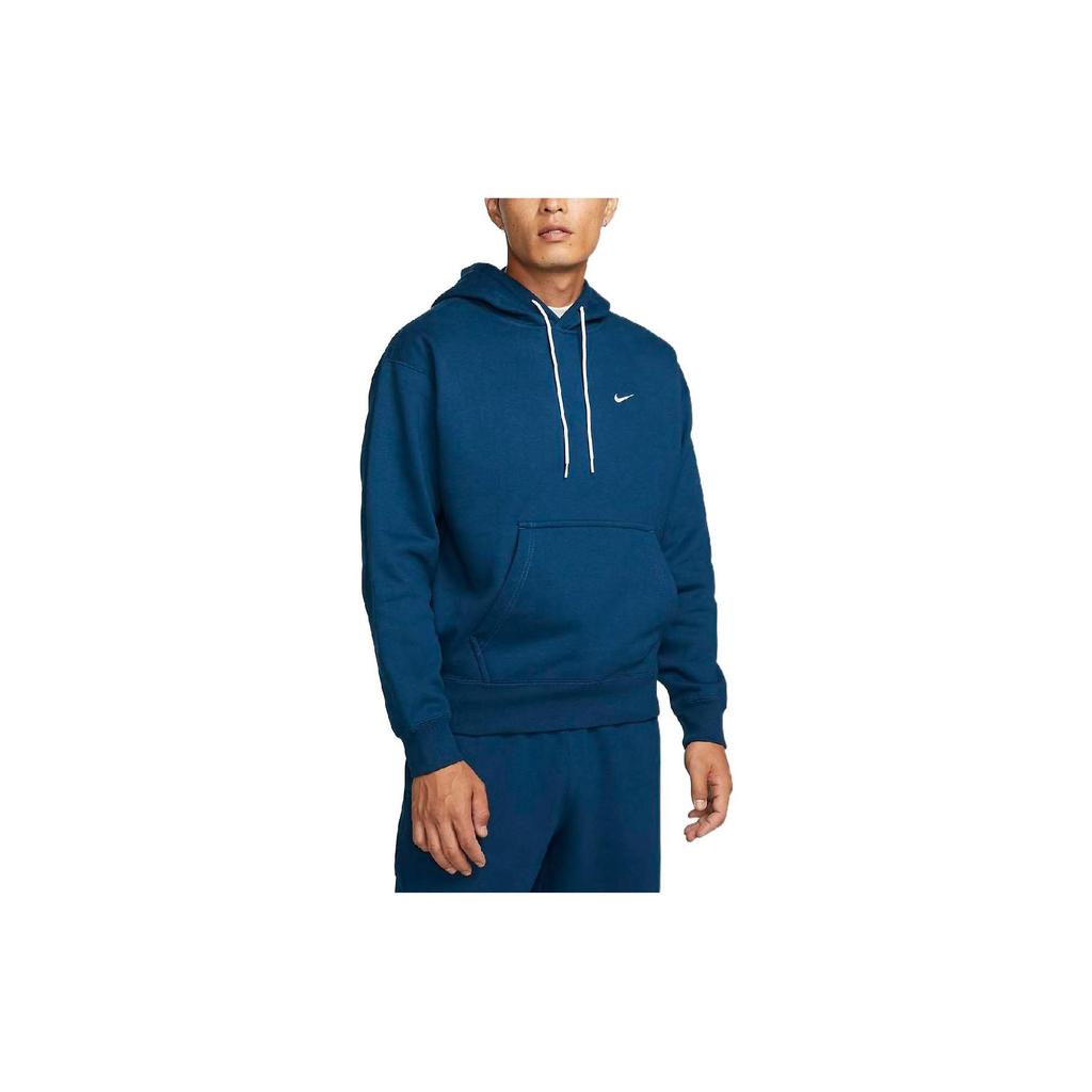 Nike FW22 Solid Color Hooded Long Sleeve Sweatshirt Unisex Tops Blue DA0316-460