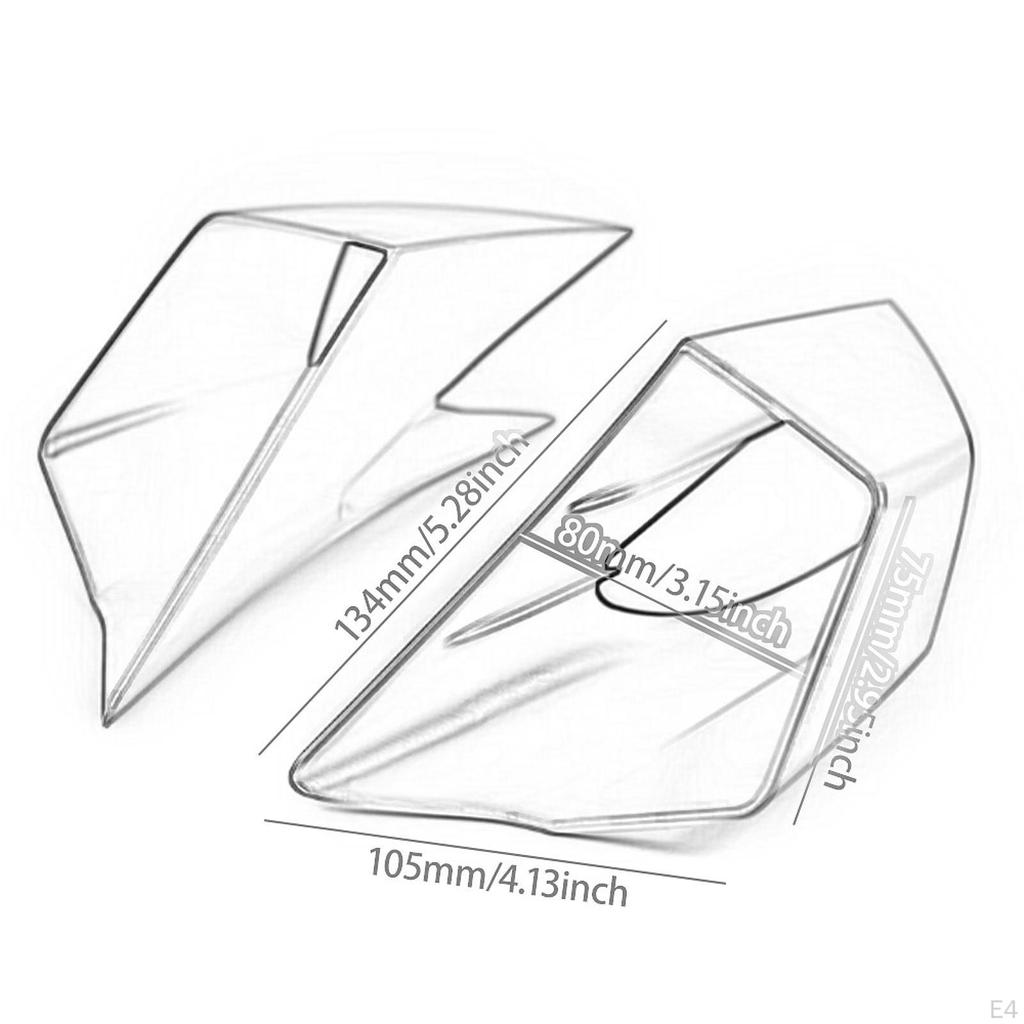 2 шт. Аксессуары Комплект обтекателя Модернизация Легко установить Прочный Боковая панель крышки бензобака Воздухозаборник