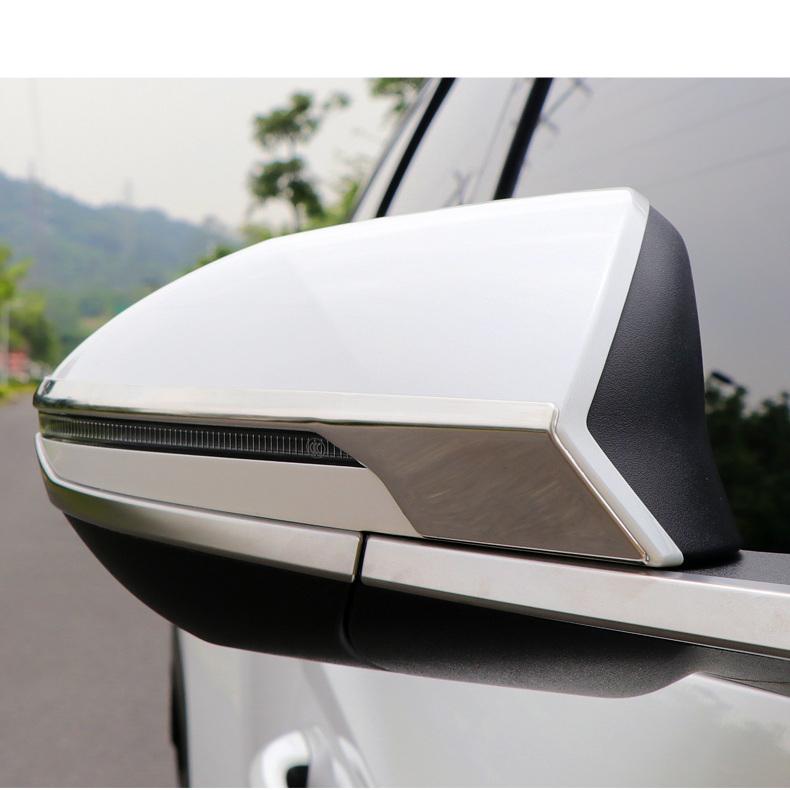 Для Hyundai Tucson NX4 2021 2 шт./лот боковое крыло из нержавеющей стали, крышка зеркала заднего вида, украшение в полоску