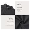 MJ STYLE Women's Half-Zip Mock Neck Athletic Base Layer