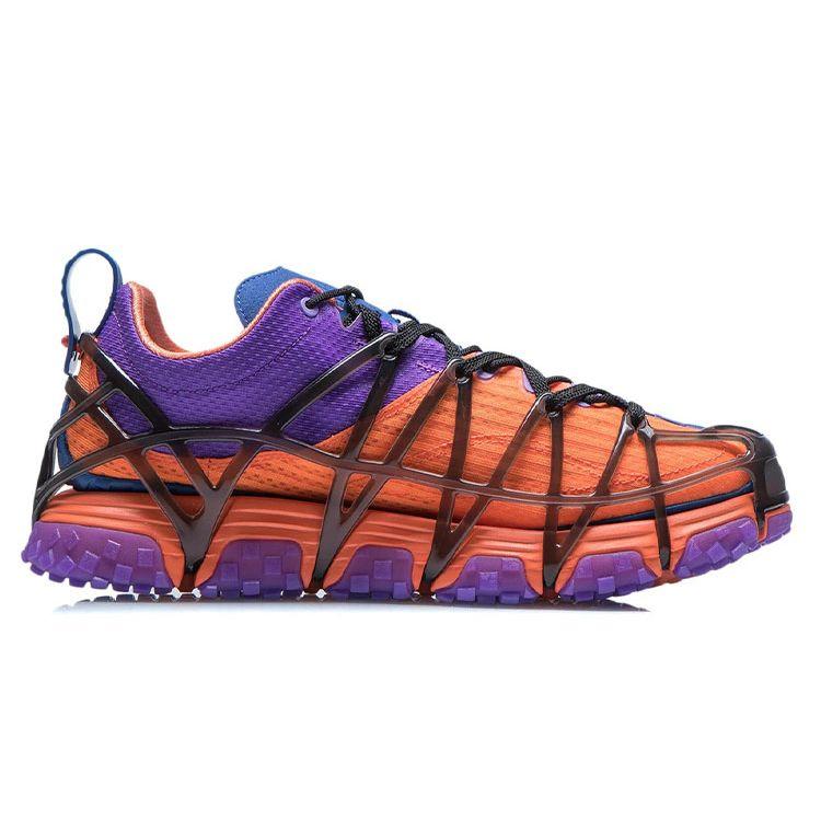Li-Ning Mix Ace New Frontier - Оранжево-фиолетовые мужские кроссовки ARAR001-3