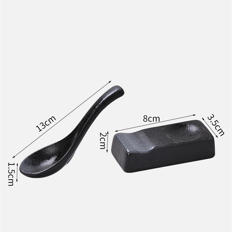 Japanese Tableware Ceramic Chopsticks Holder Household Chopsticks Holder Kiln Spoon Ceramic Table Decorative Chopsticks Pillow