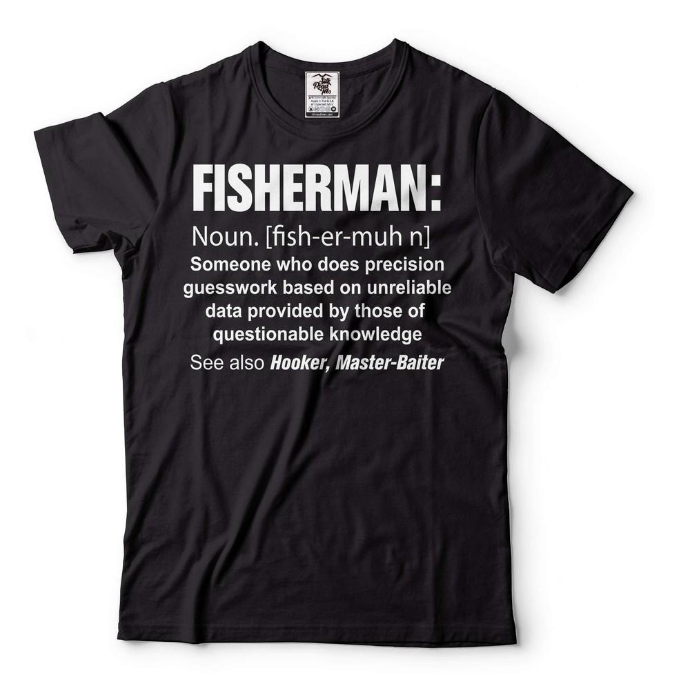 Fisherman Shirt Funny Fisherman Definition Tee Fishing Gifts Father's Day Gift Unisex T-Shirt