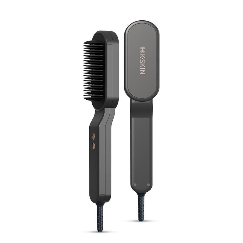 Golden Rice Straightening Comb Heat Balance Technology Straightening Sofa Natural Curling Negative Ion Non Damaging Hair Fluffy Long lasting Styling