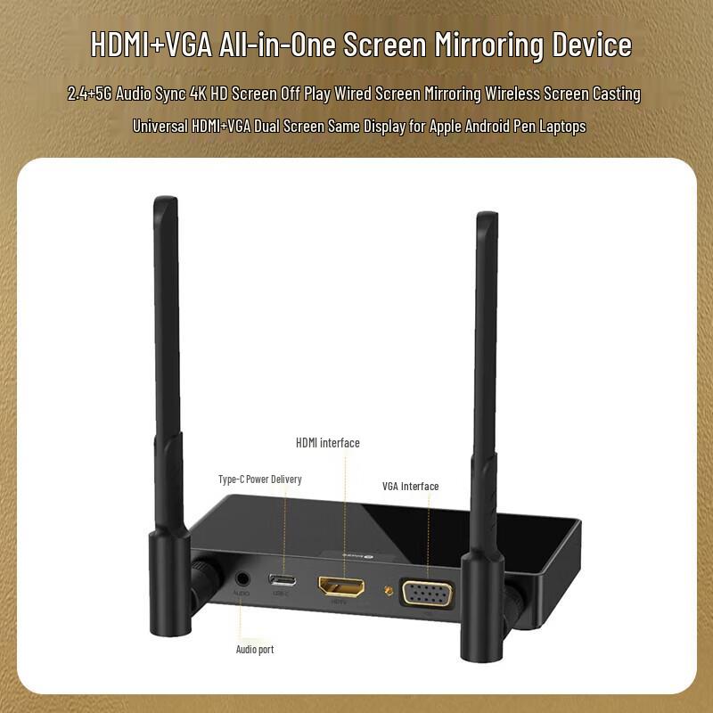 BIAZE R40 4K Беспроводной HDMI Адаптер для Зеркалирования Экрана