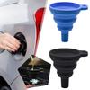 Portable Auto Engine Separatory Filter Funnel Universal Silicone Liquid Funnel Washer Fluid Change Foldable