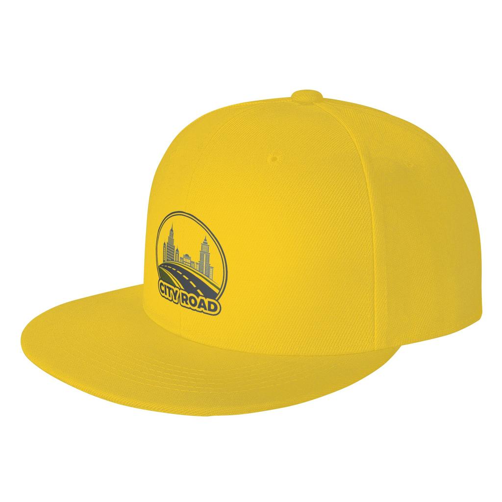 Fashion City Road Flat Brim Sun Hat Vintage Distressed Caps Unisex