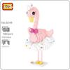 LOZ 9248 Animal World Ballet Flamingo Dance Swan Bird 3D DIY Mini Diamond Blocks Bricks Building Toy for Children Gift No Box