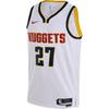 Dri-Fit NBA Jersey Denver Nuggets Letter Print Design Casual Pullover Sleeveless Basketball Vest Men Tops White DN2075-101