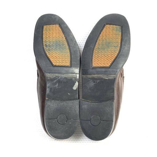 Сделано в Швейцарии Винтаж/BALLY/Туфли слипоны/EU9E/27.5см/Коричневый/(ИСПОЛЬЗОВАЛ)