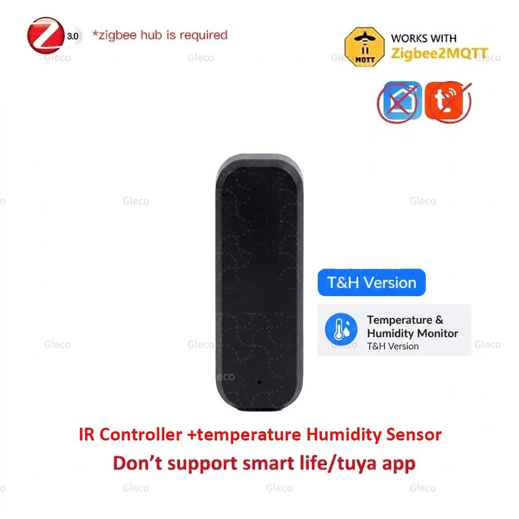 Zigbee Universal IR Remote Control TV AC Infrared Controller Blaster Temperature Humidity Works With Zigbee2mqtt/TUYA Smart Life