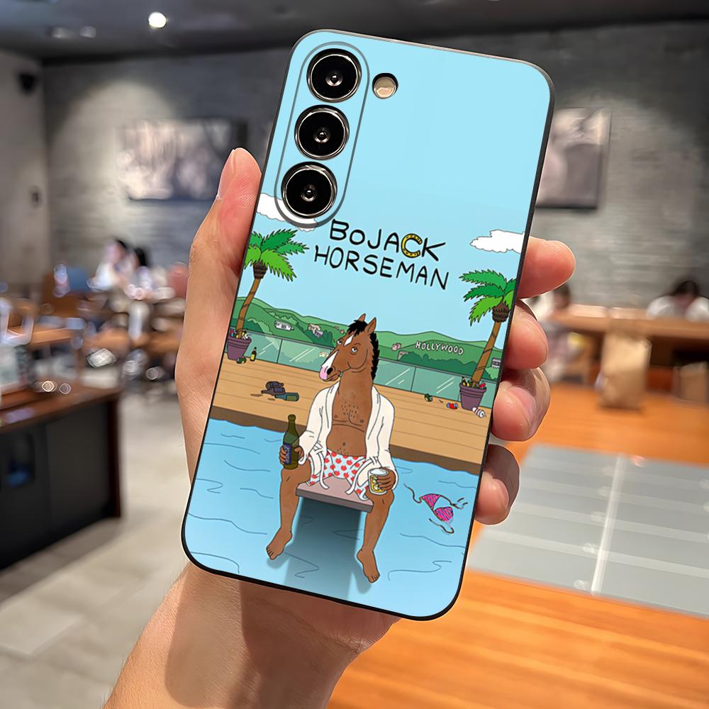 BoJack Horseman Phone Case For Samsung S23 Ultra S24 S22 S20 Fe S21 Plus Galaxy A54 A34 A24 A53 A13 A16 Back Cover
